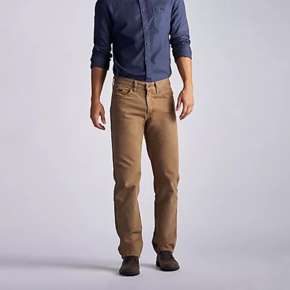 Lee Other - Lee Jeans 38 x 29 Mens Brown Reg Fit Straight Leg